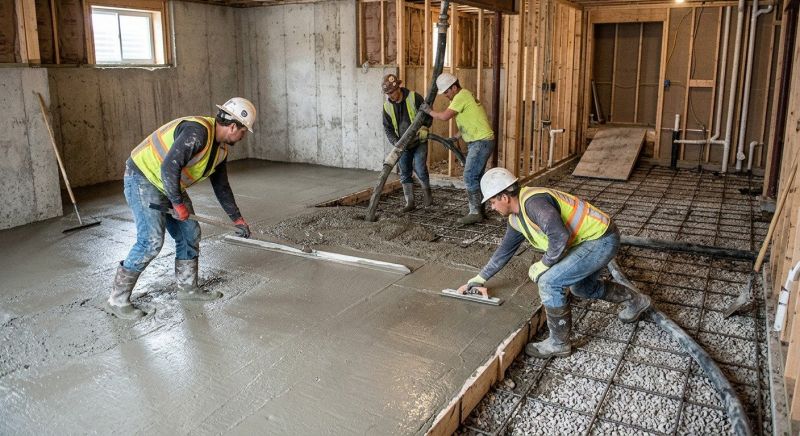 Basement Concrete Pouring in Fort Worth, TX
