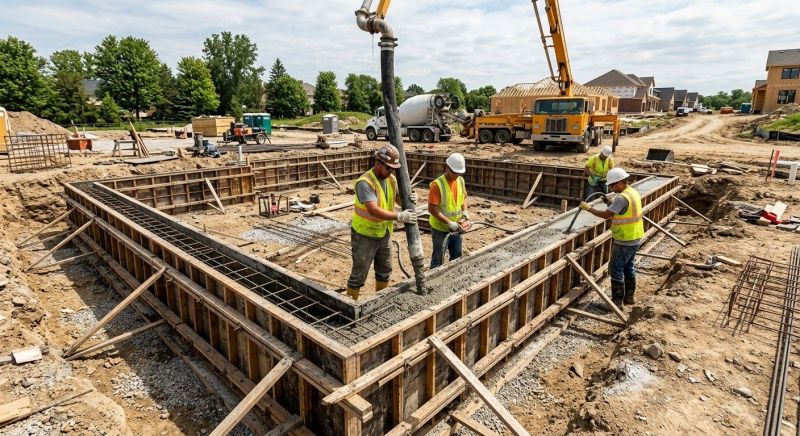Basement Concrete Pouring in Greenville, SC